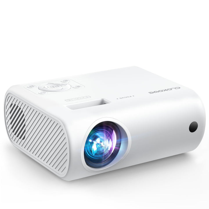 Mini Projector, CLOKOWE 2024 Upgraded Portable Projector with 9000 Lux and Full HD 1080P, Movie Projector Compatible with iOS/Android Phone/Tablet/Laptop/PC/TV Stick/Box/USB Drive/Game Console - DOKUTRONIX