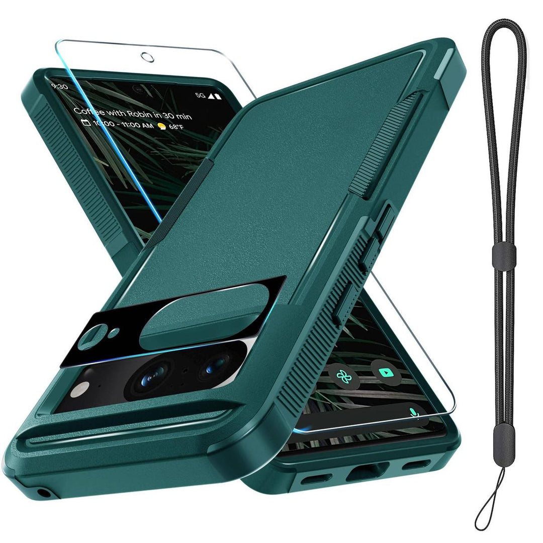 MintGuard: Rugged Pixel 8 Case with Lanyard & Protectors - DOKUTRONIX