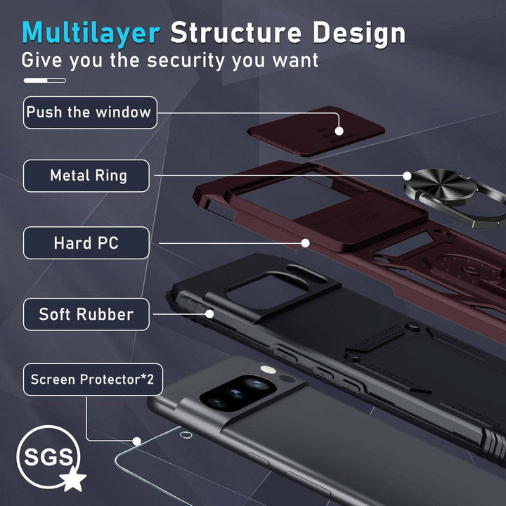 MintGuard: Rugged Pixel 8 Case with Lanyard & Protectors - DOKUTRONIX