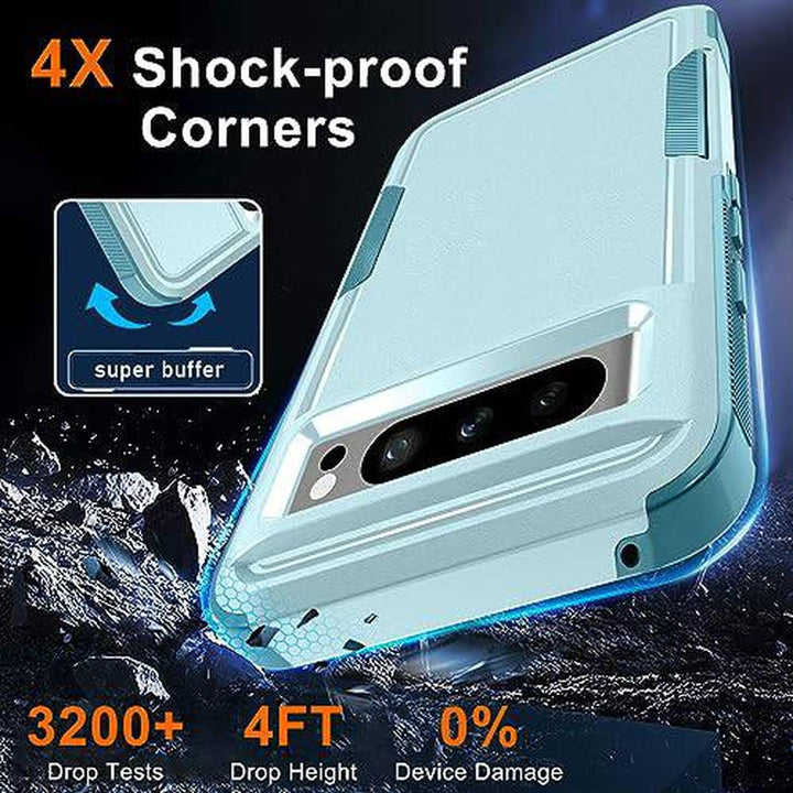 MintGuard: Rugged Pixel 8 Case with Lanyard & Protectors - DOKUTRONIX