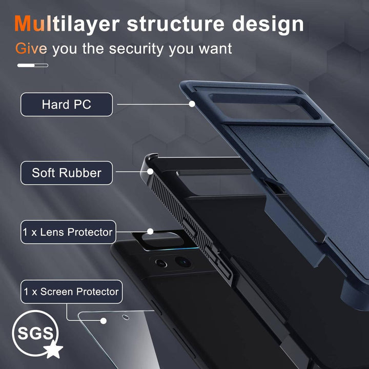 MintGuard: Rugged Pixel 8 Case with Lanyard & Protectors - DOKUTRONIX