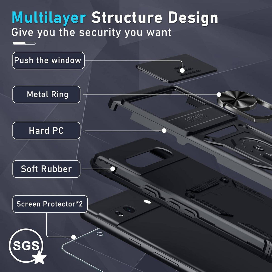 MintGuard: Rugged Pixel 8 Case with Lanyard & Protectors - DOKUTRONIX