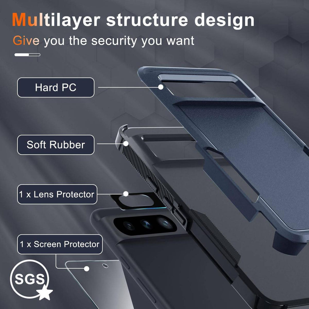 MintGuard: Rugged Pixel 8 Case with Lanyard & Protectors - DOKUTRONIX