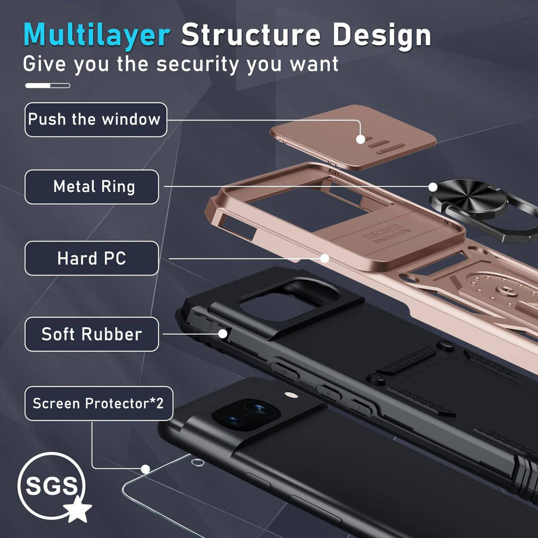 MintGuard: Rugged Pixel 8 Case with Lanyard & Protectors - DOKUTRONIX