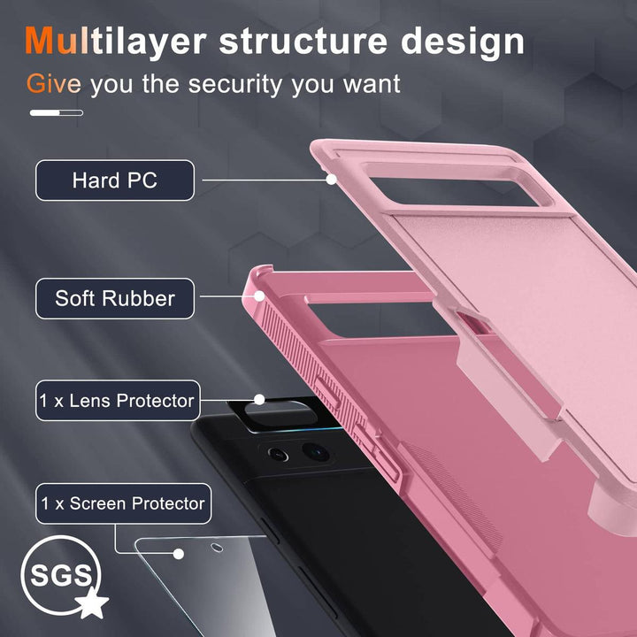 MintGuard: Rugged Pixel 8 Case with Lanyard & Protectors - DOKUTRONIX