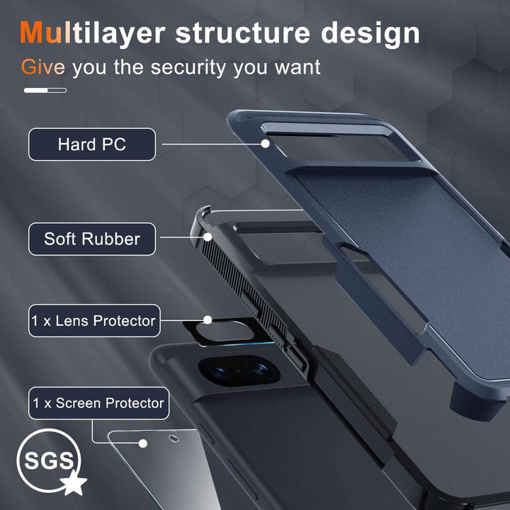 MintGuard: Rugged Pixel 8 Case with Lanyard & Protectors - DOKUTRONIX