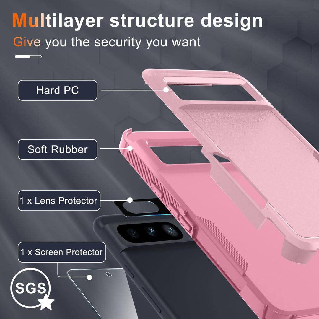 MintGuard: Rugged Pixel 8 Case with Lanyard & Protectors - DOKUTRONIX