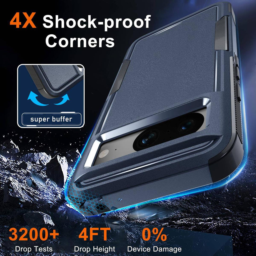 MintGuard: Rugged Pixel 8 Case with Lanyard & Protectors - DOKUTRONIX