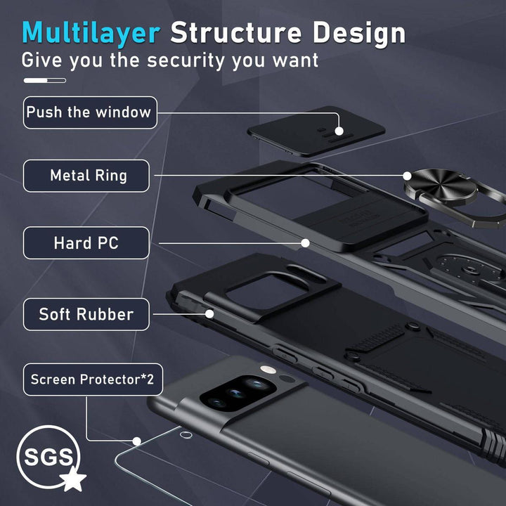 MintGuard: Rugged Pixel 8 Case with Lanyard & Protectors - DOKUTRONIX