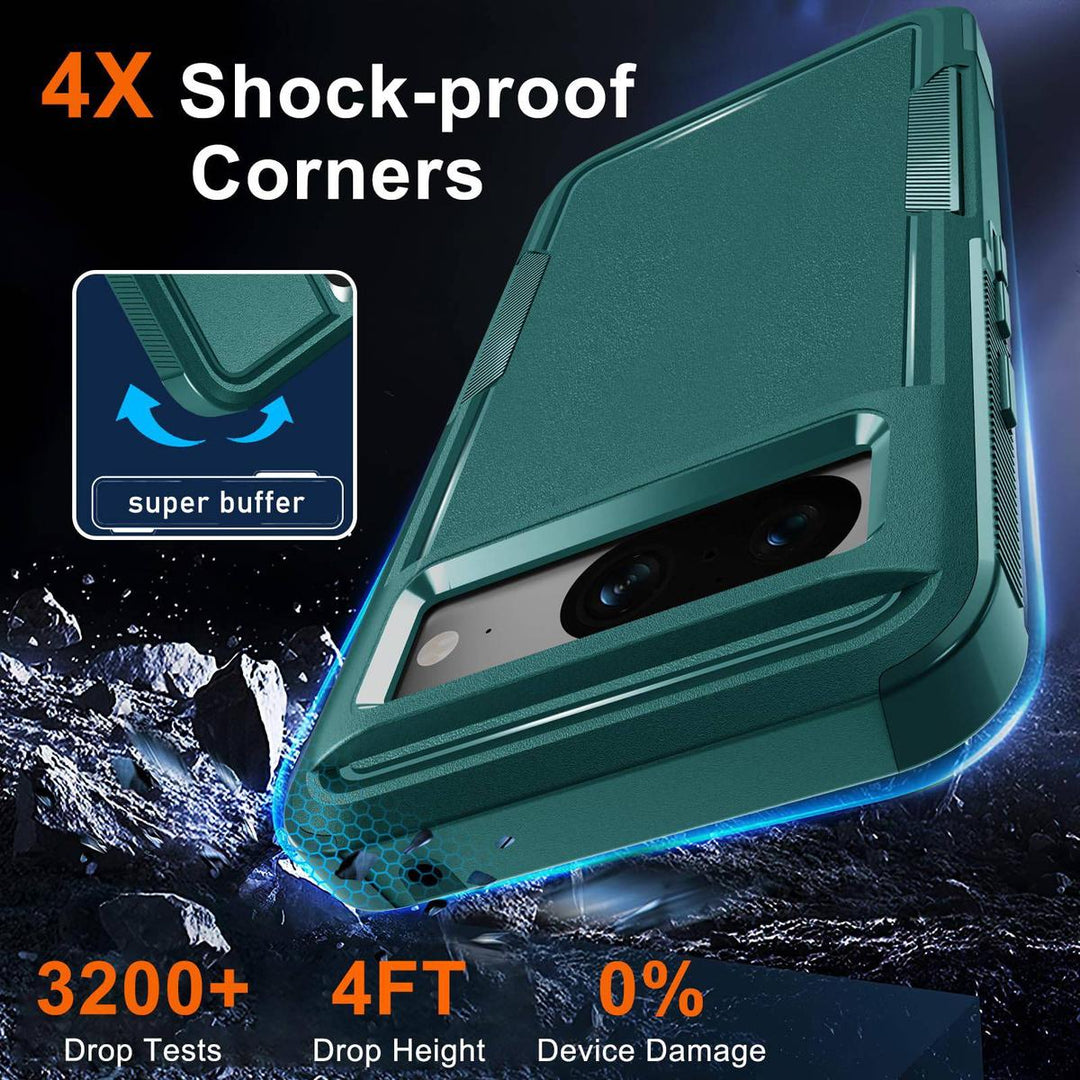 MintGuard: Rugged Pixel 8 Case with Lanyard & Protectors - DOKUTRONIX