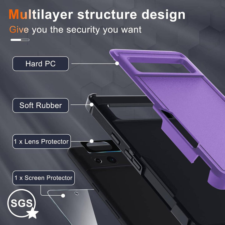 MintGuard: Rugged Pixel 8 Case with Lanyard & Protectors - DOKUTRONIX