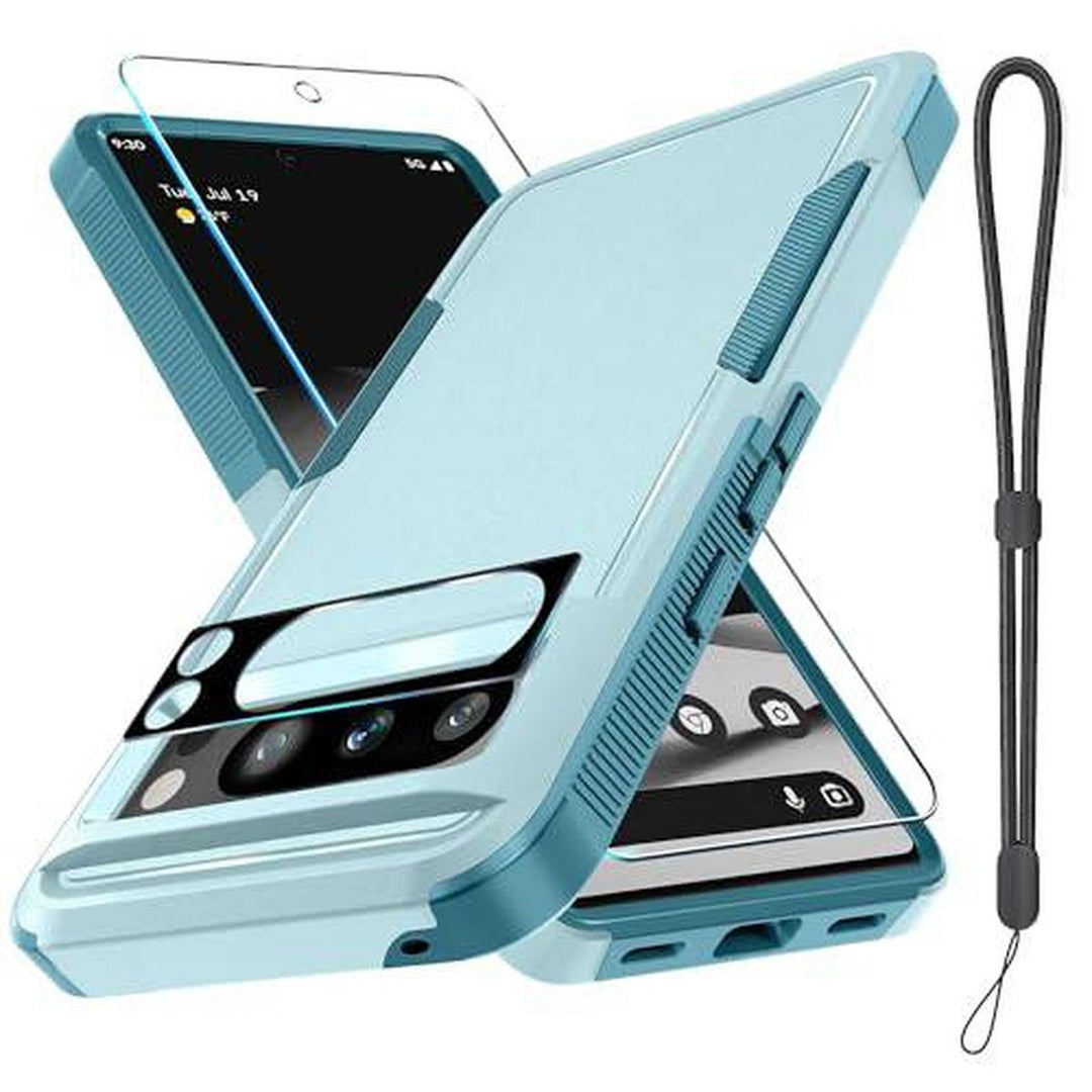 MintGuard: Rugged Pixel 8 Case with Lanyard & Protectors - DOKUTRONIX