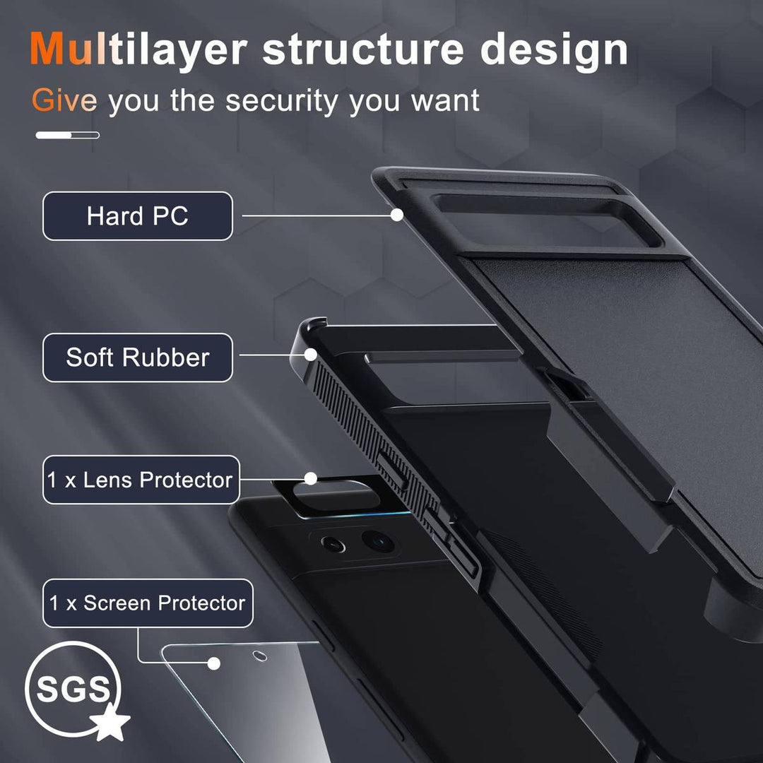 MintGuard: Rugged Pixel 8 Case with Lanyard & Protectors - DOKUTRONIX