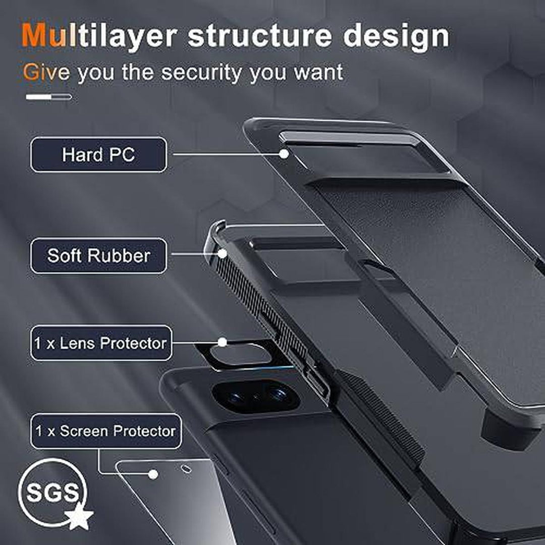 MintGuard: Rugged Pixel 8 Case with Lanyard & Protectors - DOKUTRONIX