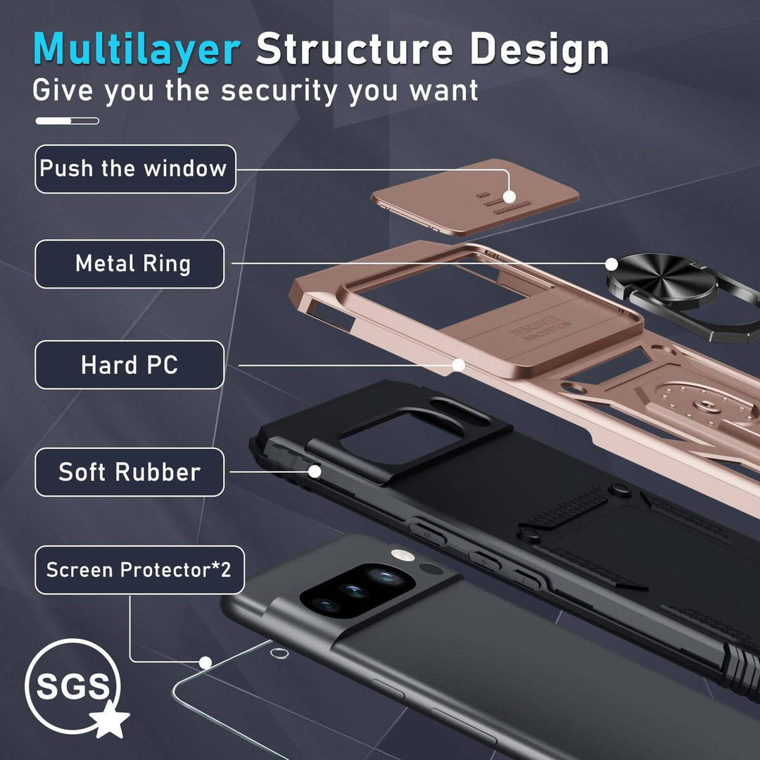 MintGuard: Rugged Pixel 8 Case with Lanyard & Protectors - DOKUTRONIX