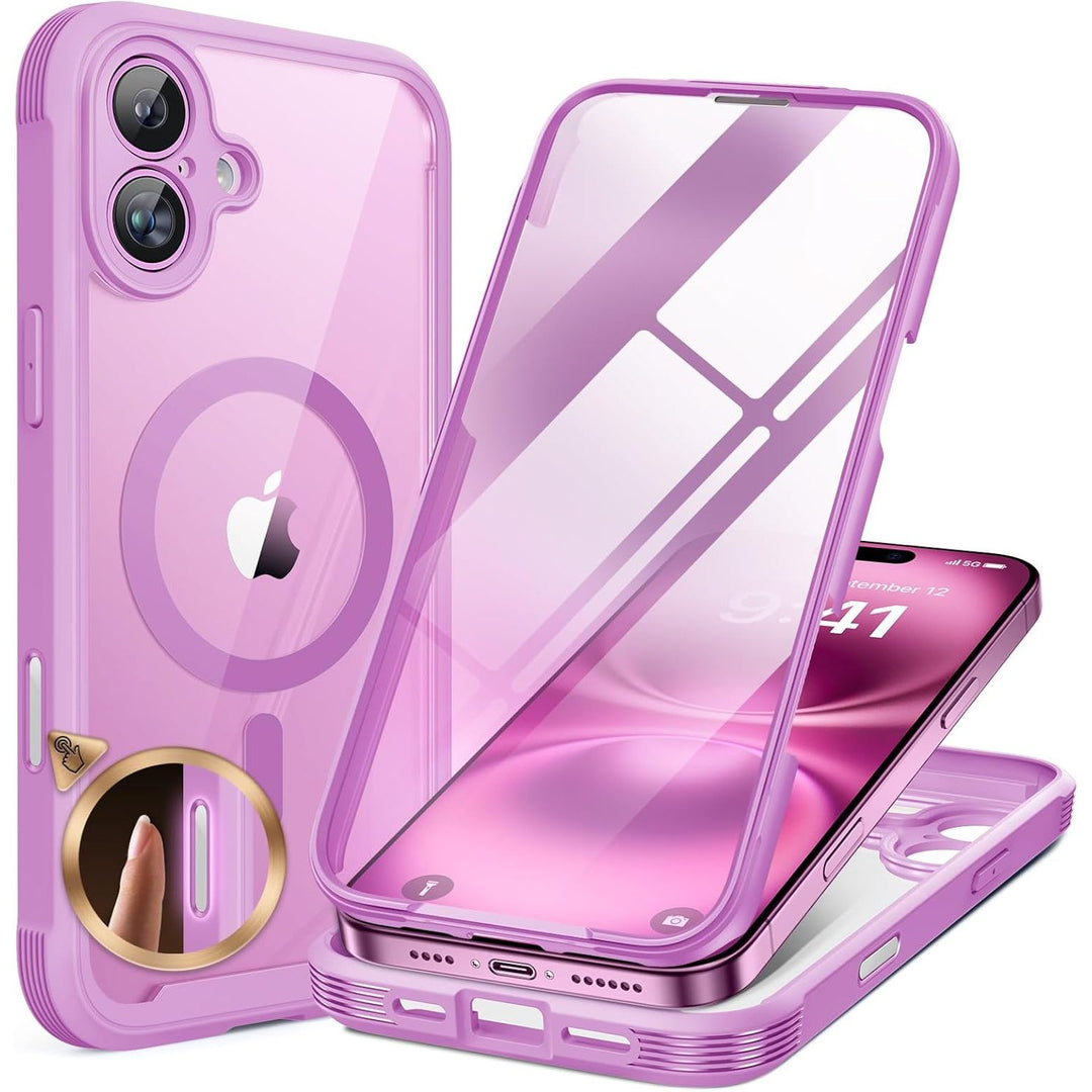 Miracase ArmorGuard Purple iPhone 12/12 Pro Case - DOKUTRONIX