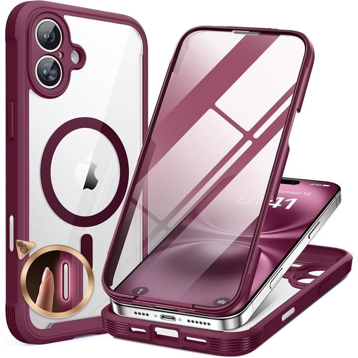 Miracase ArmorGuard Purple iPhone 12/12 Pro Case - DOKUTRONIX