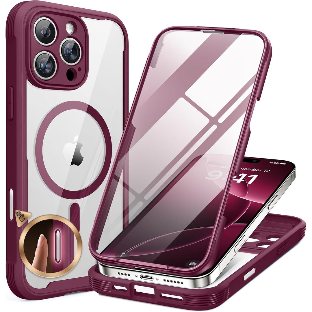 Miracase ArmorGuard Purple iPhone 12/12 Pro Case - DOKUTRONIX