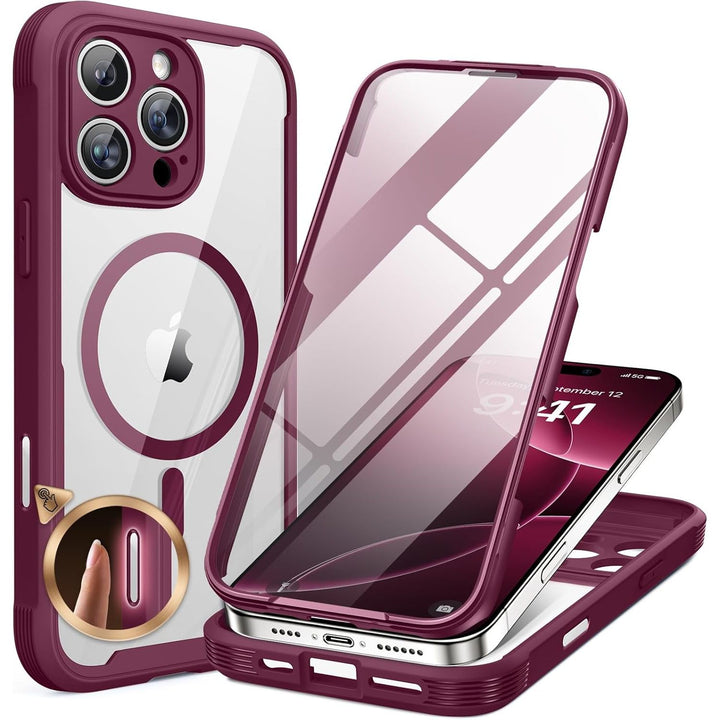 Miracase ArmorGuard Purple iPhone 12/12 Pro Case - DOKUTRONIX