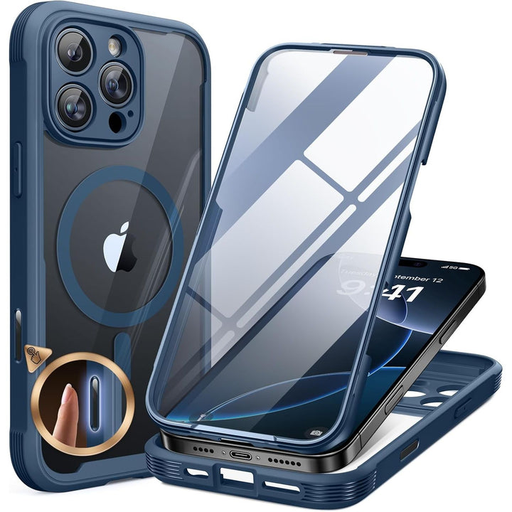 Miracase ArmorGuard Purple iPhone 12/12 Pro Case - DOKUTRONIX