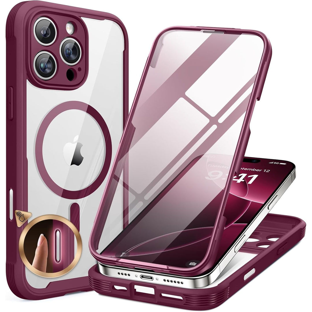 Miracase ArmorGuard Purple iPhone 12/12 Pro Case - DOKUTRONIX