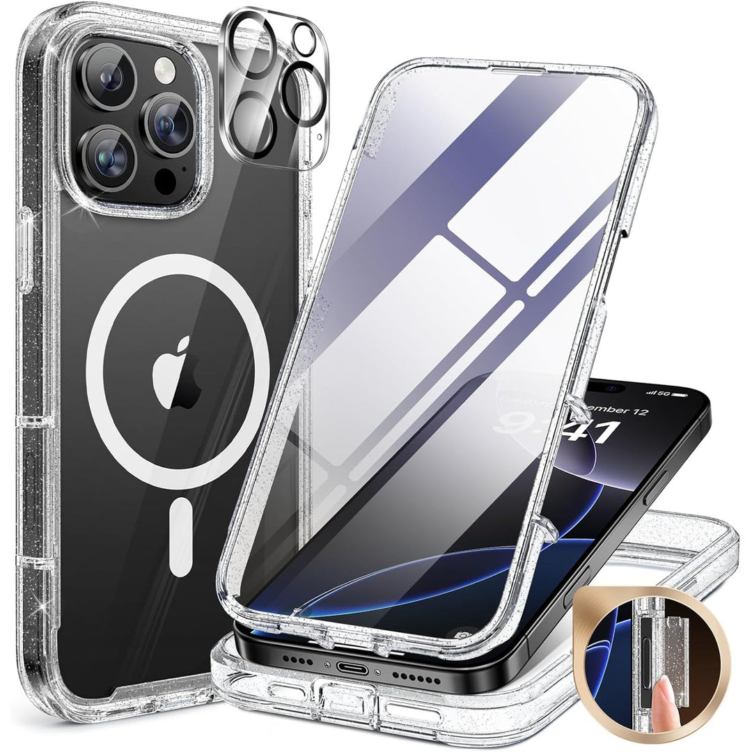 Miracase ArmorGuard Purple iPhone 12/12 Pro Case - DOKUTRONIX