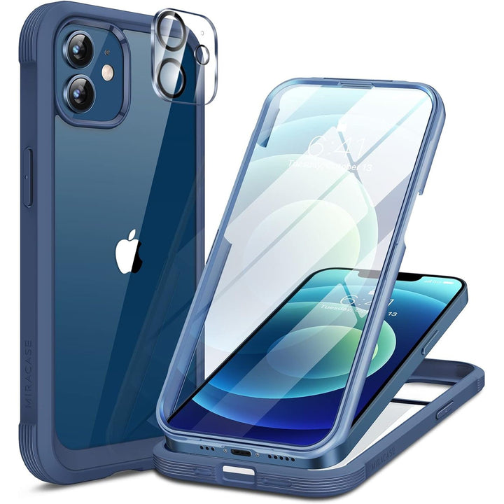 Miracase ArmorGuard Purple iPhone 12/12 Pro Case - DOKUTRONIX