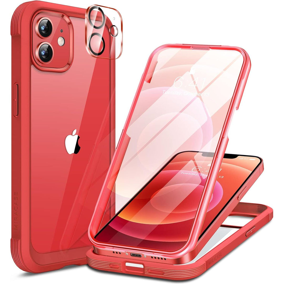 Miracase ArmorGuard Purple iPhone 12/12 Pro Case - DOKUTRONIX