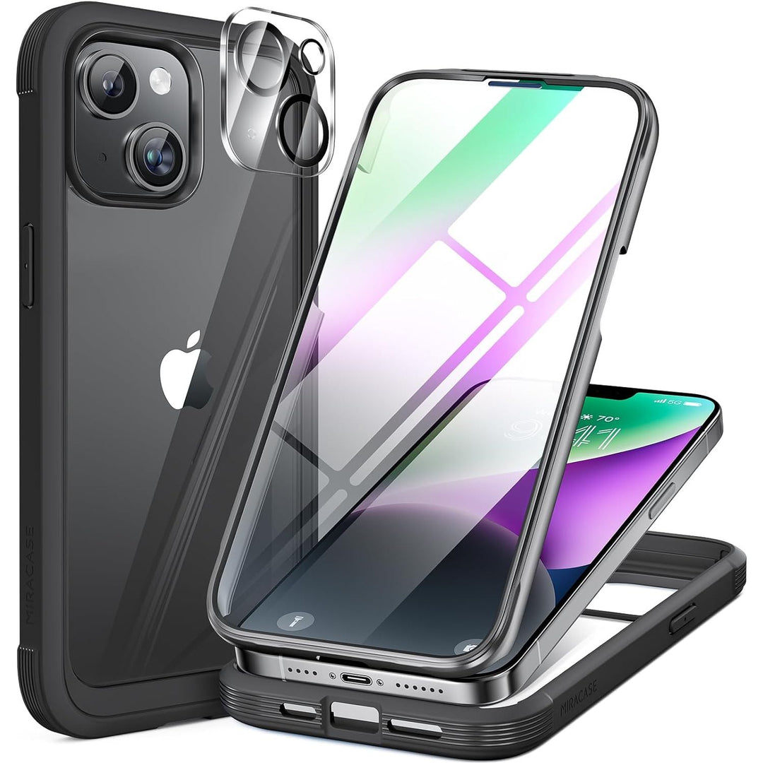 Miracase ArmorGuard Purple iPhone 12/12 Pro Case - DOKUTRONIX
