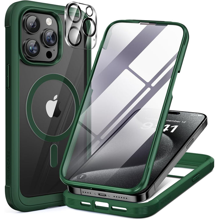 Miracase ArmorGuard Purple iPhone 12/12 Pro Case - DOKUTRONIX