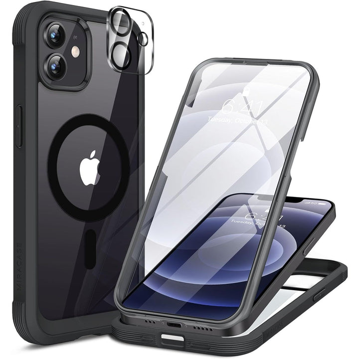 Miracase ArmorGuard Purple iPhone 12/12 Pro Case - DOKUTRONIX