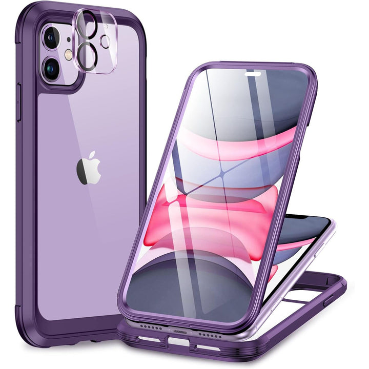 Miracase ArmorGuard Purple iPhone 12/12 Pro Case - DOKUTRONIX