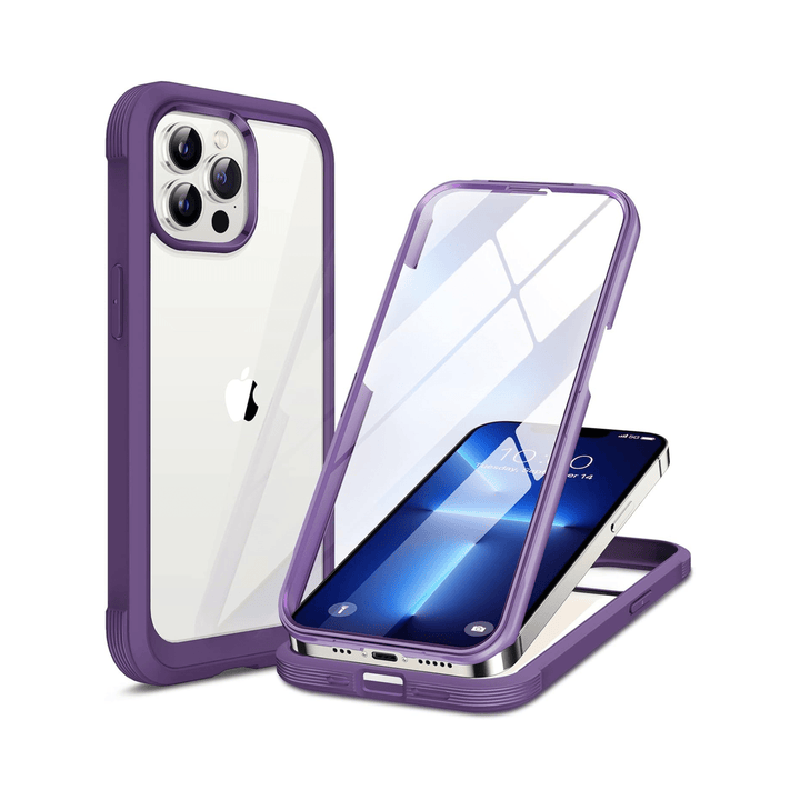 Miracase ArmorGuard Purple iPhone 12/12 Pro Case - DOKUTRONIX