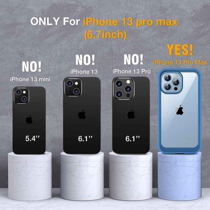 Miracase Pro MaxGlass Clear Case - Capri Blue - DOKUTRONIX