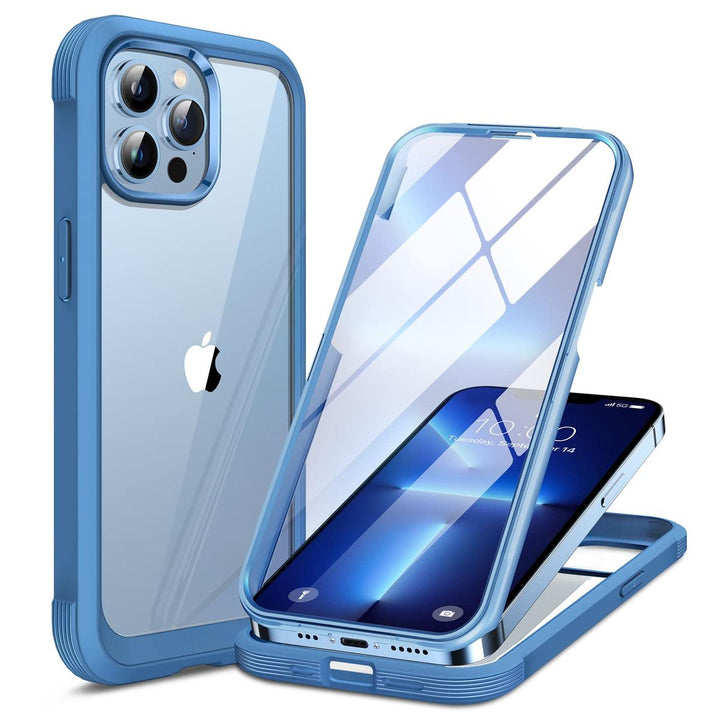 Miracase Pro MaxGlass Clear Case - Capri Blue - DOKUTRONIX