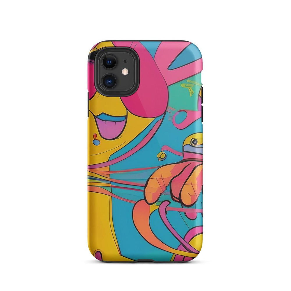 Mischievous Shmile Tough Case for iPhone® - DOKUTRONIX