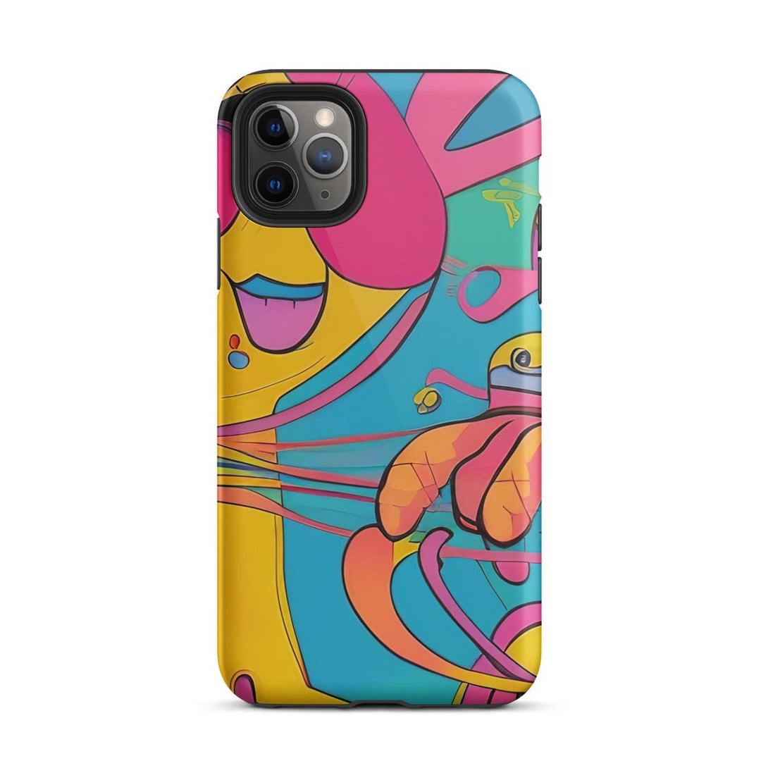 Mischievous Shmile Tough Case for iPhone® - DOKUTRONIX