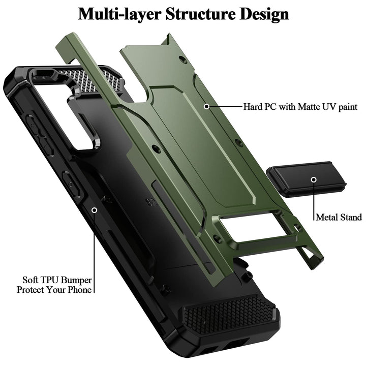 Tactical Shield Galaxy S21 Case - Army Green - DOKUTRONIX