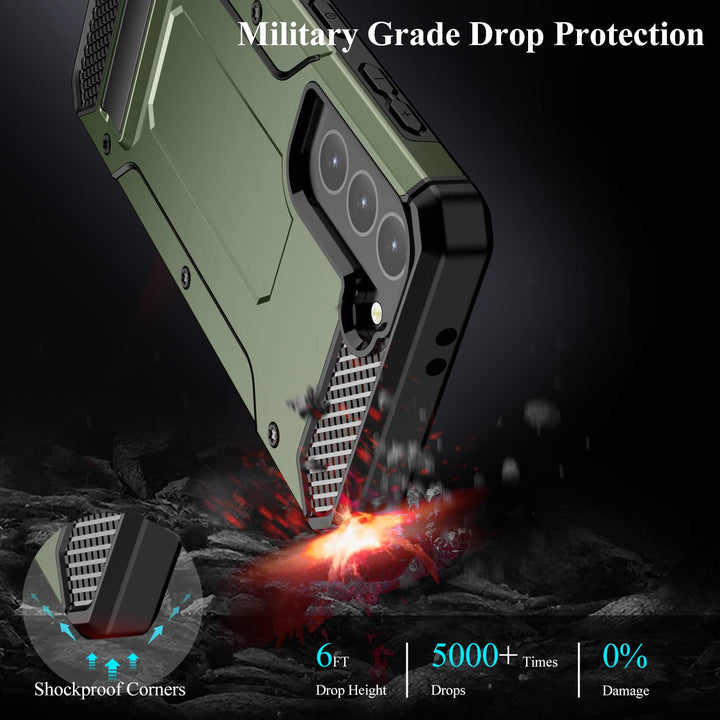 Tactical Shield Galaxy S21 Case - Army Green - DOKUTRONIX