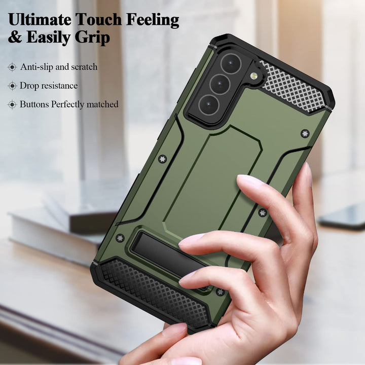 Tactical Shield Galaxy S21 Case - Army Green - DOKUTRONIX