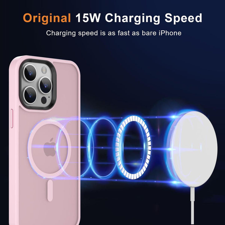 MOCCA MagSafe Slim Case for iPhone 13 Pro Max - Pink - DOKUTRONIX