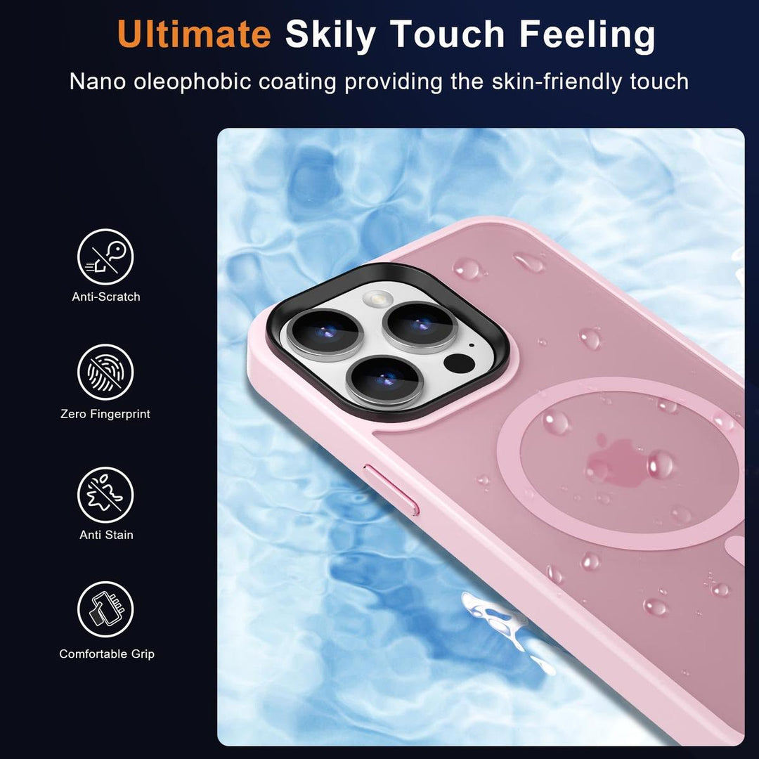 MOCCA MagSafe Slim Case for iPhone 13 Pro Max - Pink - DOKUTRONIX