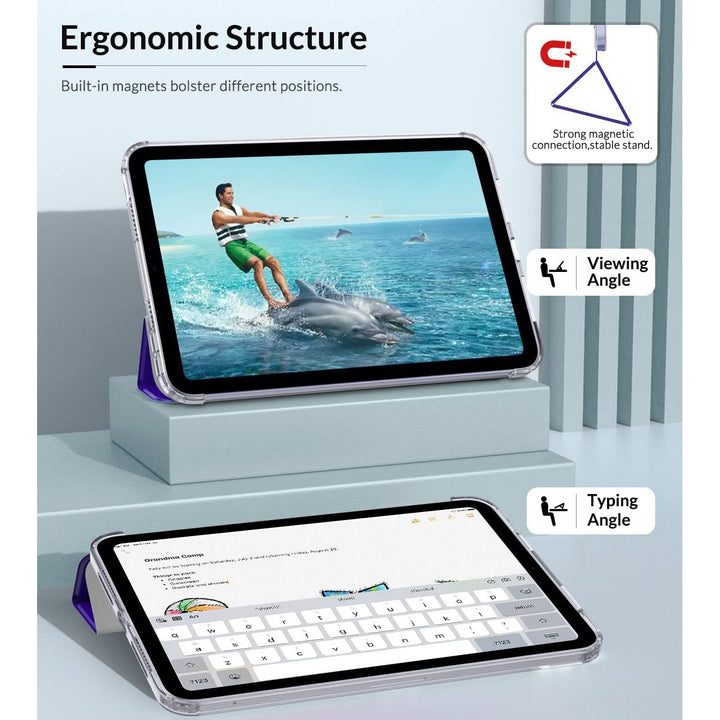 DinoGuard iPad Mini 6 Case - Slim Smart Shell - DOKUTRONIX