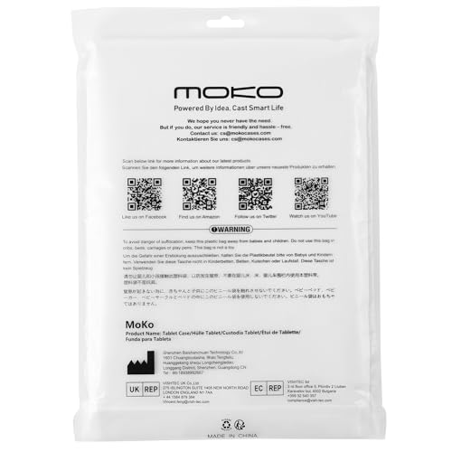 MoKo Translucent iPad Mini Case - Peach Blossom - DOKUTRONIX