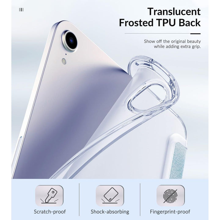 MoKo Translucent iPad Mini Case - Peach Blossom - DOKUTRONIX