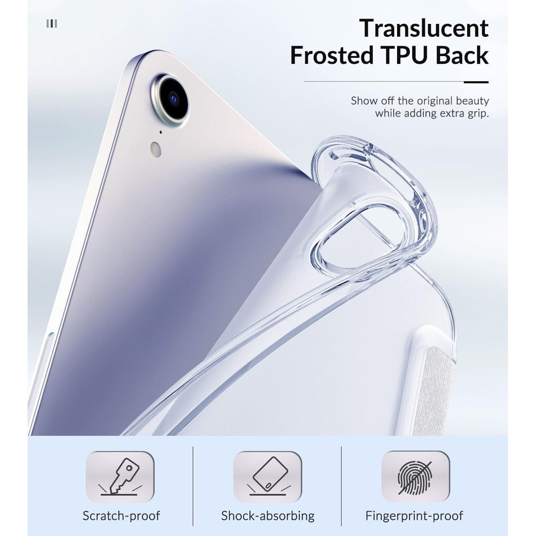 MoKo iPad Mini 7/6 Soft TPU Frosted Case - Gray Forest - DOKUTRONIX