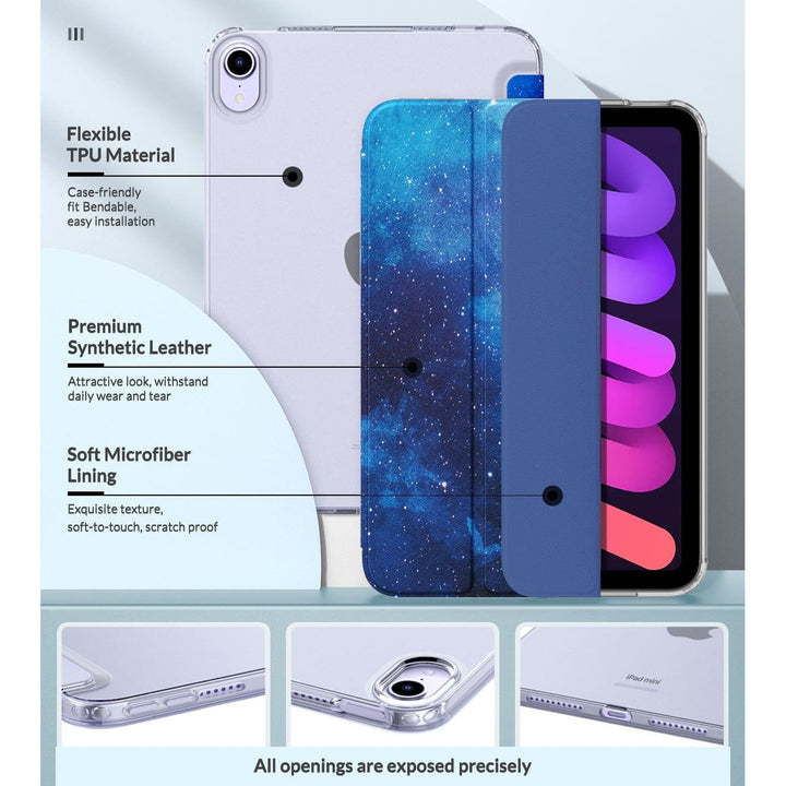 Starry Sky TPU Case for iPad Mini 7 & 6 - DOKUTRONIX