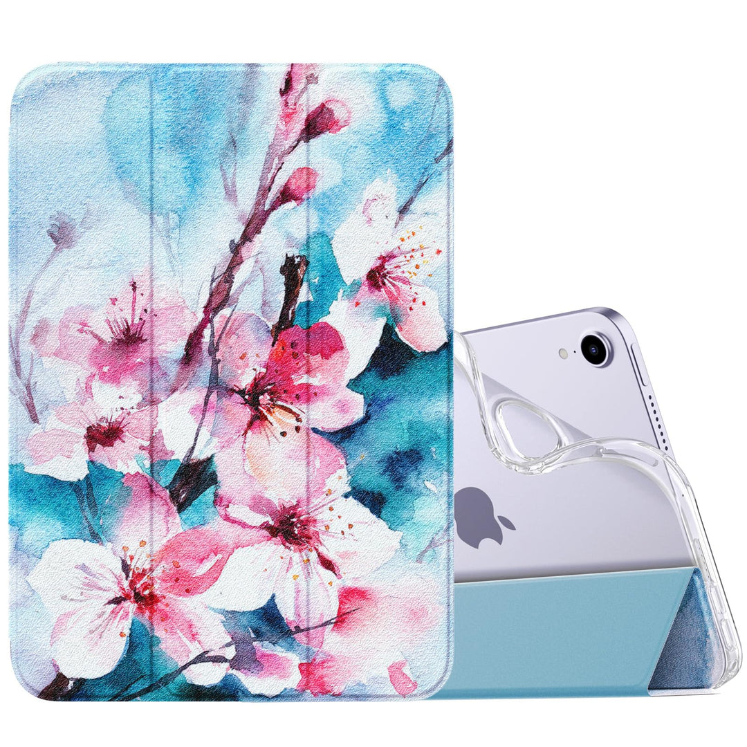 MoKo Translucent iPad Mini Case - Peach Blossom - DOKUTRONIX