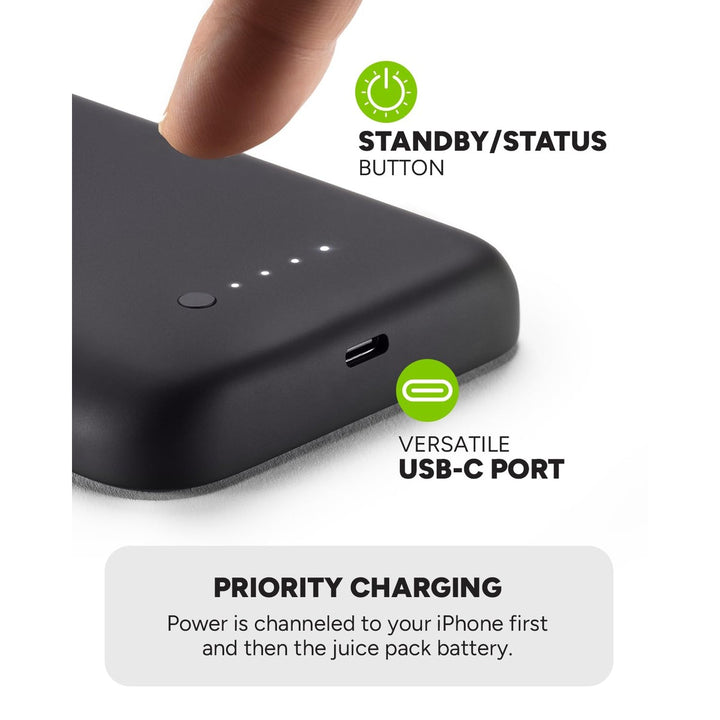 Mophie Juice Pack Pro Max – 4000mAh Battery Case for iPhone 16 Series - DOKUTRONIX