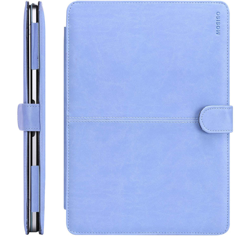Serenity Blue Leather Case for MacBook Air/Pro 13 - DOKUTRONIX